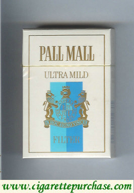 Pall Mall Ultra Mild Filter cigarettes hard box